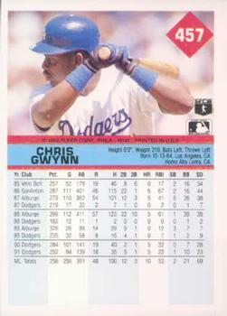 Chris Gwynn  baseball card collectible - Main Image 2