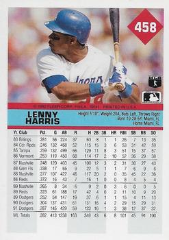 Lenny Harris  baseball card collectible - Main Image 2