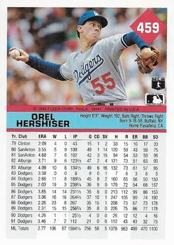 Orel Hershiser  baseball card collectible - Main Image 2