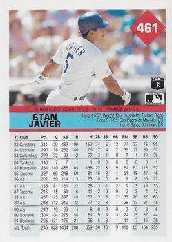 Stan Javier  baseball card collectible - Main Image 2