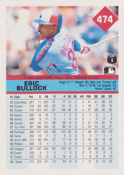 Eric Bullock  baseball card collectible - Main Image 2