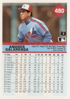 Andres Galarraga  baseball card collectible - Main Image 2