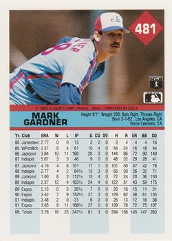 Mark Gardner  baseball card collectible - Main Image 2