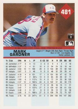 Mark Gardner  baseball card collectible - Main Image 2