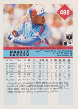 Marquis Grissom  baseball card collectible - Main Image 2