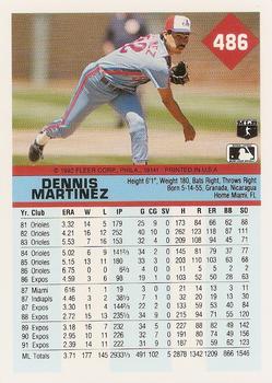 Dennis Martinez  baseball card collectible - Main Image 2