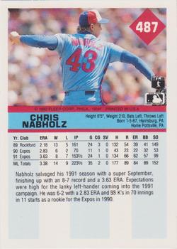 Chris Nabholz  baseball card collectible - Main Image 2