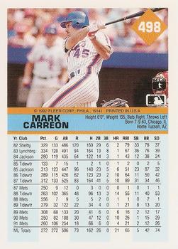 Mark Carreon  baseball card collectible - Main Image 2