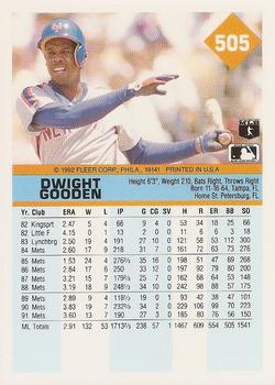 Dwight Gooden  baseball card collectible - Main Image 2