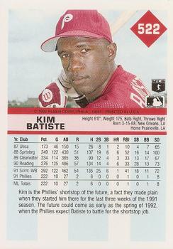 Kim Batiste  baseball card collectible - Main Image 2