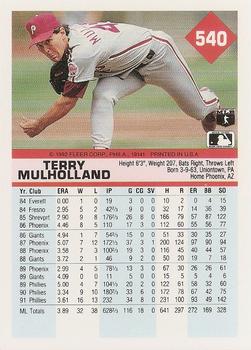 Terry Mulholland  baseball card collectible - Main Image 2