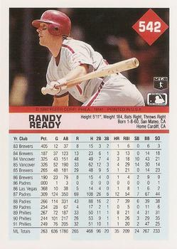 Randy Ready  baseball card collectible - Main Image 2