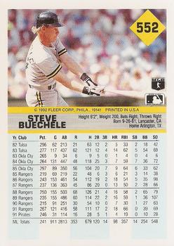 Steve Buechele  baseball card collectible - Main Image 2