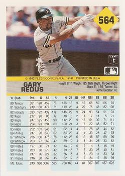 Gary Redus  baseball card collectible - Main Image 2