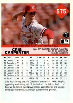 Cris Carpenter  baseball card collectible - Main Image 2