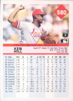 Ken Hill  baseball card collectible - Main Image 2