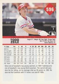 Todd Zeile  baseball card collectible - Main Image 2