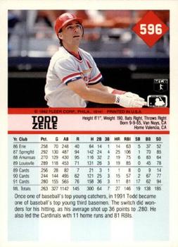 Todd Zeile  baseball card collectible - Main Image 2