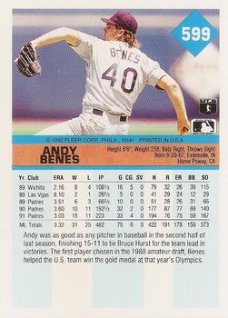 Andy Benes  baseball card collectible - Main Image 2
