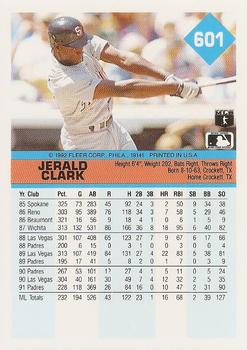 Jerald Clark  baseball card collectible - Main Image 2