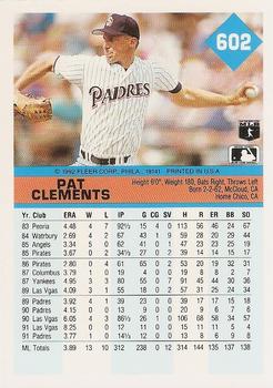 Pat Clements  baseball card collectible - Main Image 2