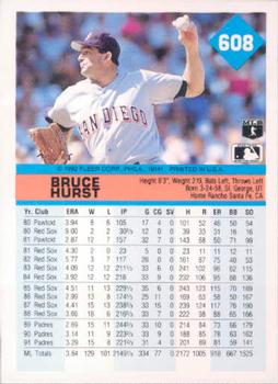 Bruce Hurst  baseball card collectible - Main Image 2