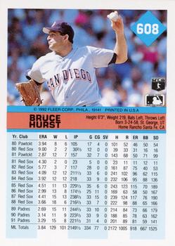Bruce Hurst  baseball card collectible - Main Image 2