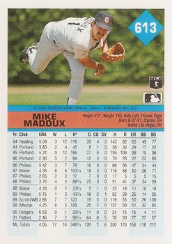 Mike Maddux  baseball card collectible - Main Image 2