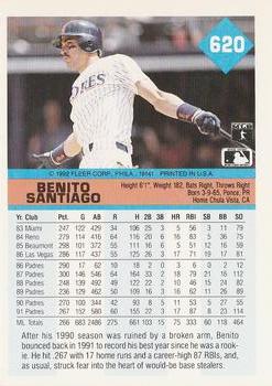 Benito Santiago  baseball card collectible - Main Image 2
