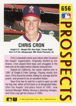 Chris Cron  baseball card collectible - Main Image 2