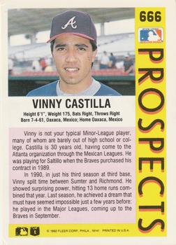 Vinny Castilla  baseball card collectible - Main Image 2