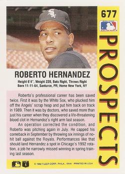 Roberto Hernandez  baseball card collectible - Main Image 2