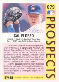 Cal Eldred  baseball card collectible - Main Image 2