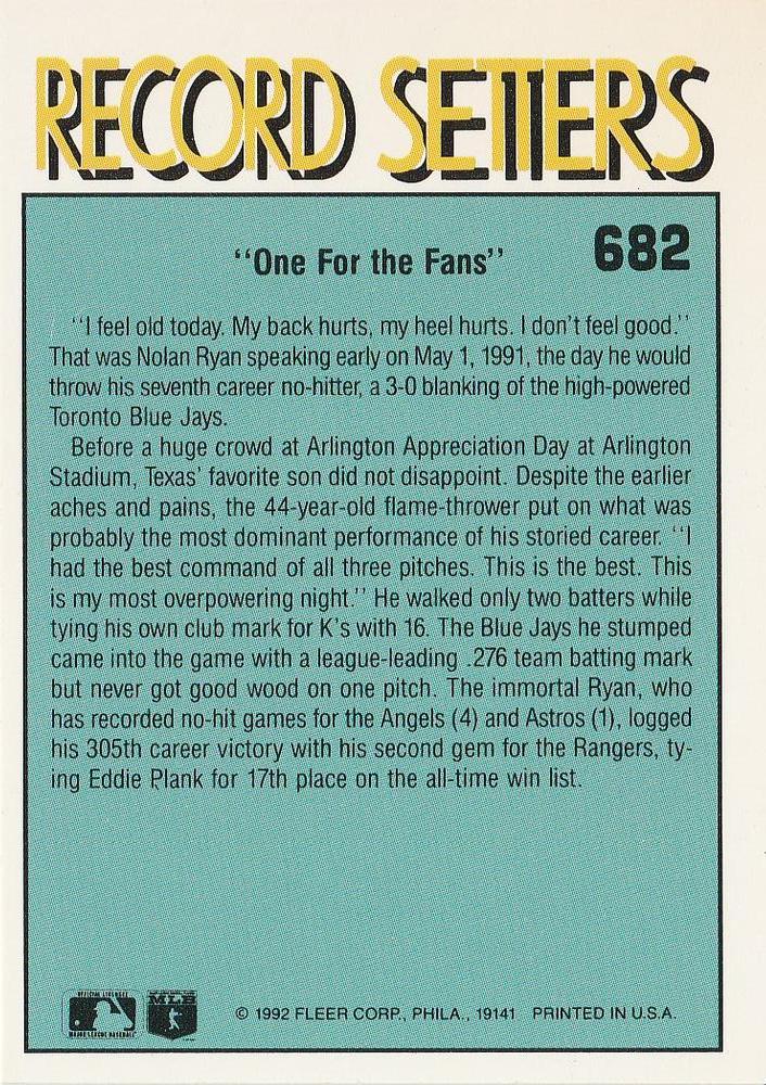 Nolan Ryan  baseball card collectible - Main Image 2