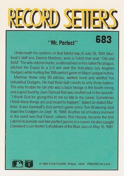 Dennis Martinez  baseball card collectible - Main Image 2