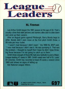 Lee Smith  baseball card collectible - Main Image 2