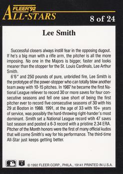 Lee Smith  baseball card collectible - Main Image 2