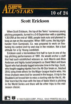 Scott Erickson  baseball card collectible - Main Image 2