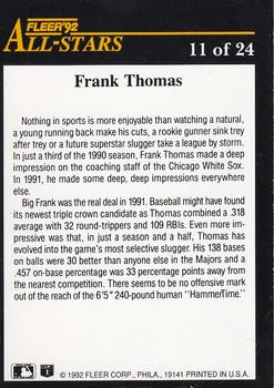 Frank Thomas  baseball card collectible - Main Image 2