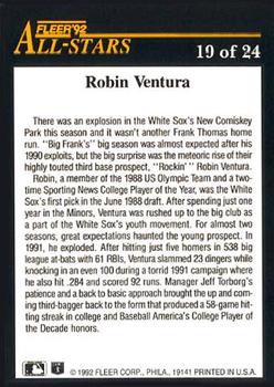 Robin Ventura  baseball card collectible - Main Image 2