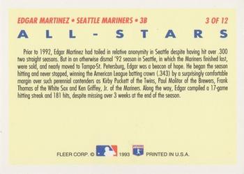 Edgar Martinez  baseball card collectible - Main Image 2