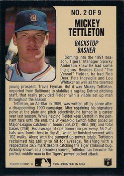 Mickey Tettleton  baseball card collectible - Main Image 2