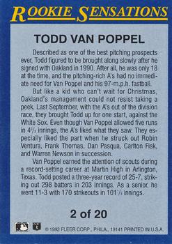 Todd Van Poppel  baseball card collectible - Main Image 2
