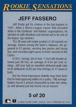 Jeff Fassero  baseball card collectible - Main Image 2