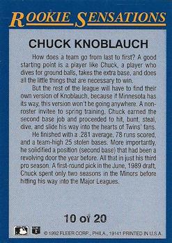 Chuck Knoblauch  baseball card collectible - Main Image 2