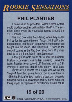 Phil Plantier  baseball card collectible - Main Image 2