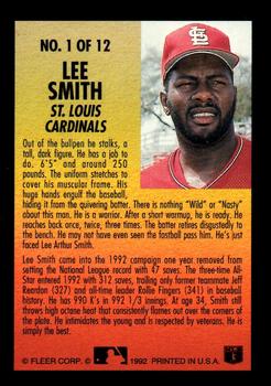 Lee Smith  baseball card collectible - Main Image 2
