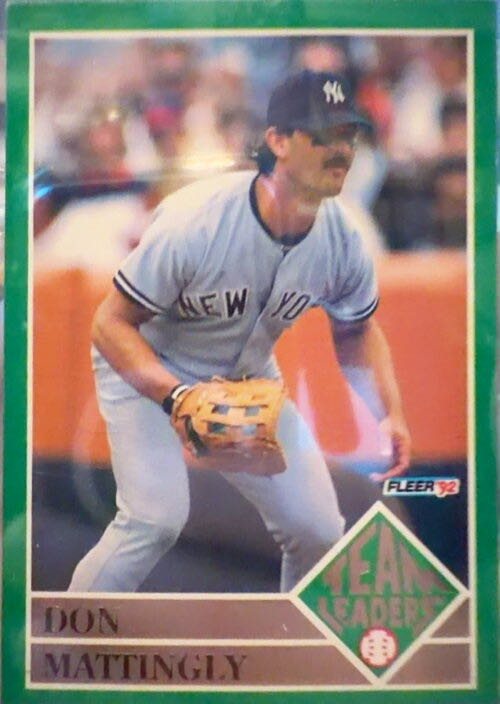 Don Mattingly  baseball card collectible - Main Image 3