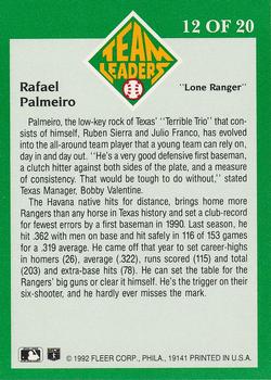 Rafael Palmeiro  baseball card collectible - Main Image 2