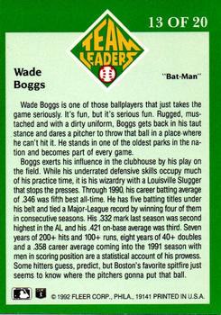 Wade Boggs  baseball card collectible - Main Image 2